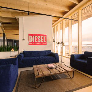 Diesel hoofdkantoor, Metsa Wood, PEFC gecertificeerd hout