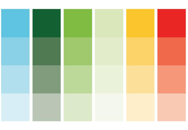 PEFC kleurenpallet huisstijl